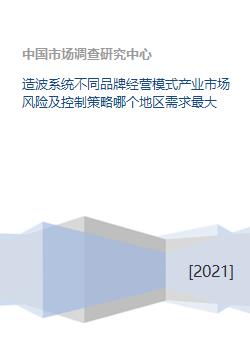 造波系统不同品牌经营模式产业市场风险及控制策略哪个地区需求最大